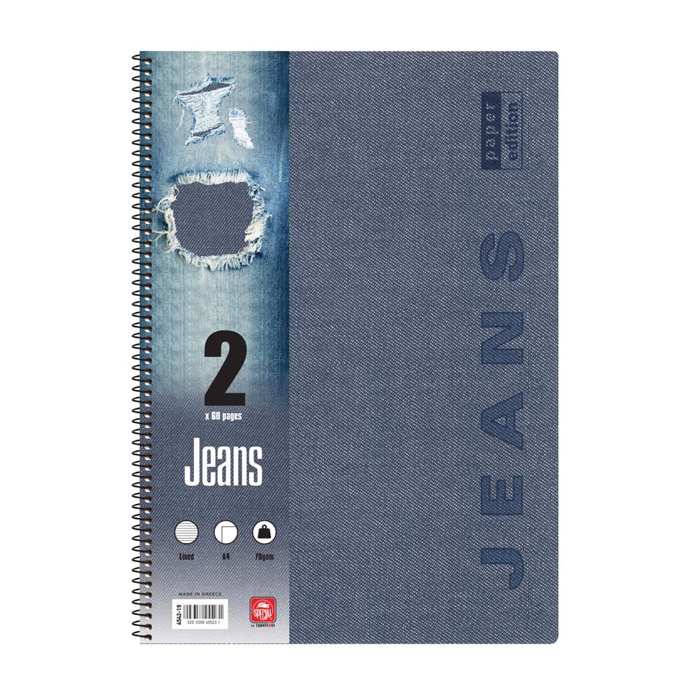 TYPOTRUSTTypotrust Τετράδιο Σπιράλ Jeanspapell.gr